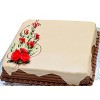 Welldeco Chocolate Cake With Flowers 